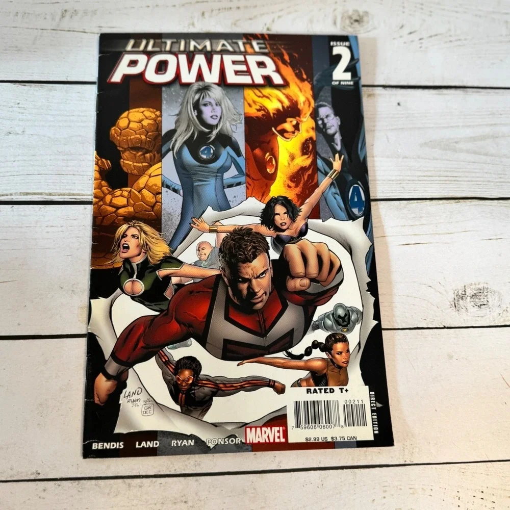 Ultimate Power 2 3 4 Marvel Comics 2006 Lot Wolverine Spider-Man Fantastic Four‎